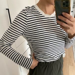 Zara Striped Top minimalist